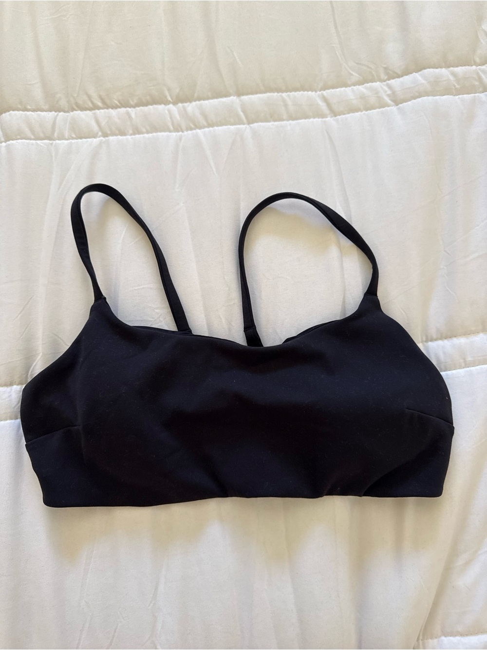 lululemon athletica black sports bra size 8